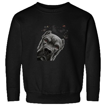 Discover Funny Curious Italian Mastiff Dog Cane Corso Sweatshirts