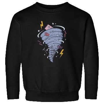 Discover Storm Chaser Tornado Chasing Hurricane Meteorologist Grunge Sweatshirts