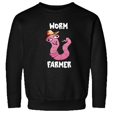 Discover Worm Farmer Sweat Worm Farm Composting Red Wiggler Worm Sweatshirts