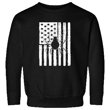 Discover USA American Flag Spider Theme Idea For Insect Lovers Sweatshirts