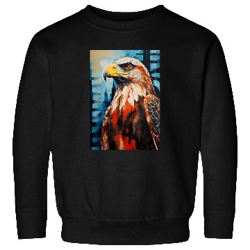 Discover Red Tail Hawks Native American Pacific Northwest Sweatshirts