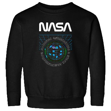 Discover NASA Globe Retro Art Sweatshirts