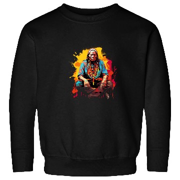 Discover Sitting Bull Waiting Sweatshirts