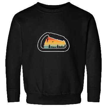 Discover Rock Climbing Clip Sweatshirts