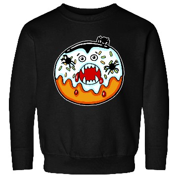 Discover Vampire Doughnut Halloween Costume Spider Blood Sprinkles Sweatshirts