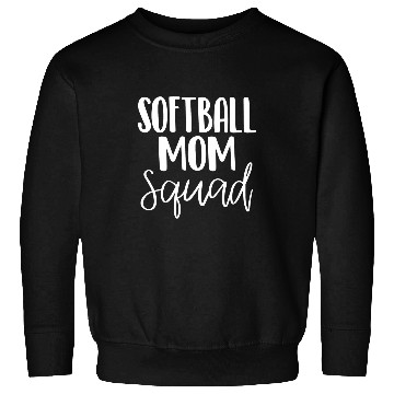 Discover Softball players mom daughter team game support bat ball Sweatshirts