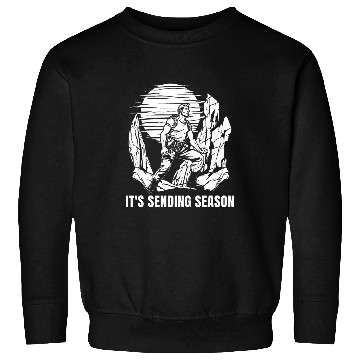 Discover Rock Climbing Mountain Bouldering Mountaineer Climb Climber Sweatshirts