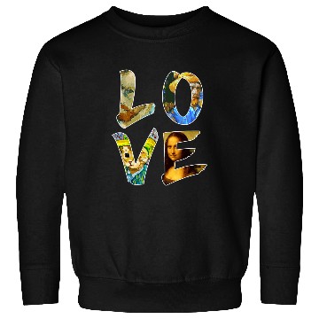 Discover LOVE Art Painting Lover Sweatshirts