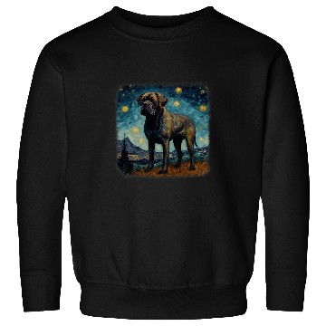 Discover Van gogh Cane Corso in starry night 2 Sweatshirts