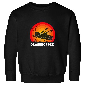 Discover Retro Sunset Grasshopper Sweatshirts