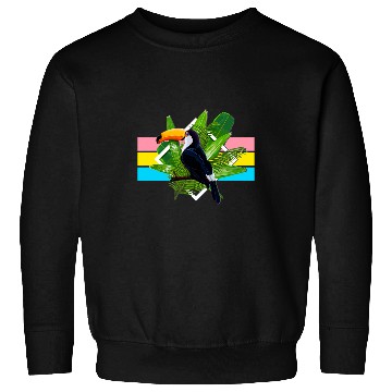 Discover Retro Toucan Bird Design Sweatshirts