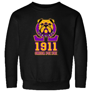 Discover Omega Psi Phi Fraternity Omega Psi Phi Bulldog Sweatshirts