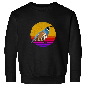 Discover Quail Bird Lover Retro vintages Quail Sweatshirts