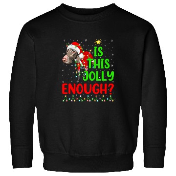 Discover Is This Jolly Enough German Shorthaired Pointer Christmas Sweatshirts