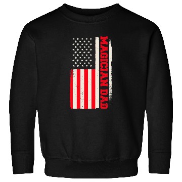 Discover Patriotic Magic Wizard Sorcerer Illusionist Magician Dad 23 Sweatshirts