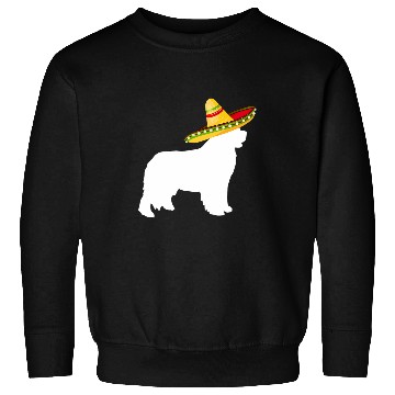 Discover Newfoundland Sombrero Cinco De Mayo Funny Dog Sweatshirts