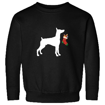 Discover Miniature Pinscher Christmas Stocking Stuffer Dog Sweatshirts