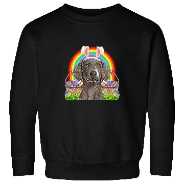 Discover Weimaraner Dog Easter Bunny Egg Hunt Sweatshirts