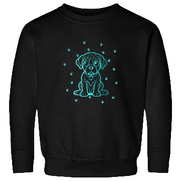 Discover Rottweiler with Abstract Patterns for Dog Lovers Sweatshirts