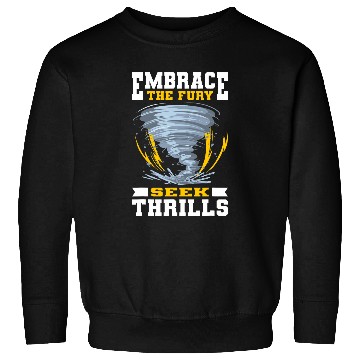 Discover Tornado Chaser Storm Chasing Storm Hunter Meteorologist Sweatshirts