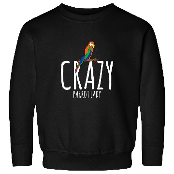 Discover Womens Parrot 3crazys Lady Parrot Sweatshirts