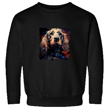Discover Patriotic Spaniel Marching Band Usa Flag Sweatshirts