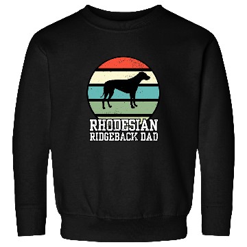 Discover Rhodesian Ridgeback Dad I Retro Rhodesian Ridgeback Sweatshirts