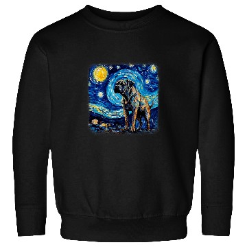 Discover Van gogh Cane Corso in starry night 1 Sweatshirts