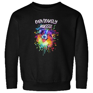 Discover Obviously Aussie Australian Shepherd Funny Sweatshirts