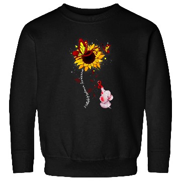 Discover Multiple Myeloma Awareness Sunflower Elephant Men Womens Sweatshirts
