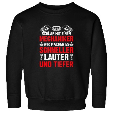Discover Quick deep loud car mechanic funny sayings 21 Sweatshirts