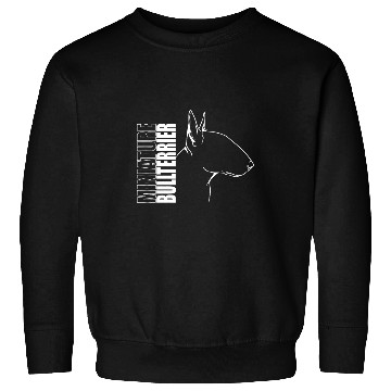 Discover Miniature Bull Terrier Profile Dog Breed Dog Sweatshirts