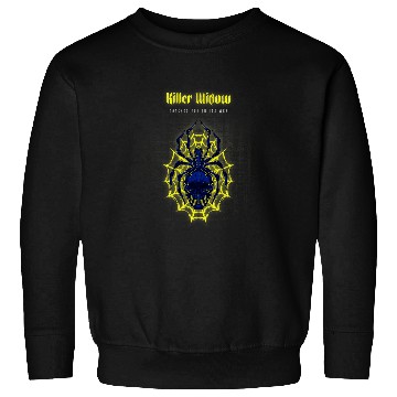 Discover Yellow Net Skull Black Widow Spider Sweatshirts