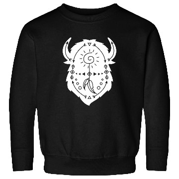 Discover Indigenous Art Bison Southwest Sweatshirts