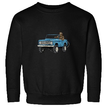 Discover Sasquatch Mountain Biking Adventure Sweatshirts