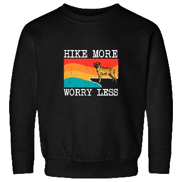 Discover Hike More Worry Less Cane Corso Graphic Hiking Sweatshirts