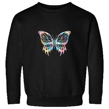 Discover Pastel Goth Tie Dye Skull Butterfly 2Pastel Goth Sweatshirts
