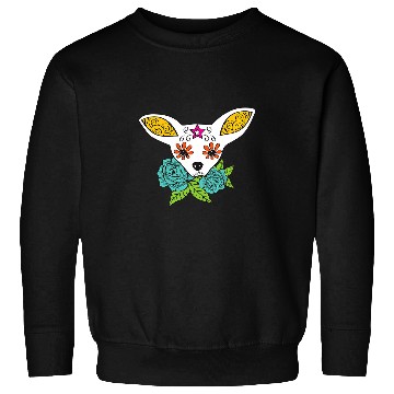 Discover Halloween Sugar Skull Chihuahua Sweatshirts
