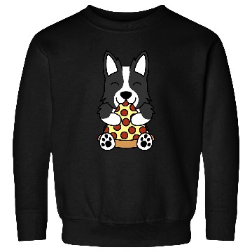 Discover Pizza Border Collie Dog Sweatshirts