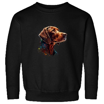 Discover Outer Space Vizsla on Galaxy Astronaut Vizsla Sweatshirts