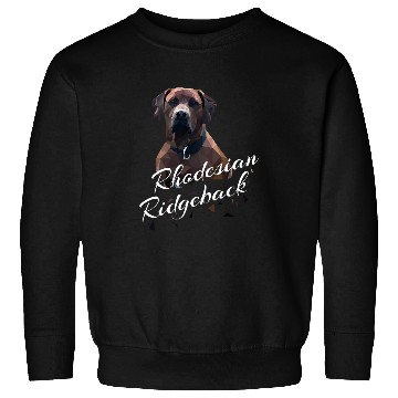 Discover Rhodesian Ridgeback geometric drawing Sweatshirts