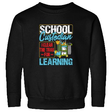 Discover School Custodian Clear Trail Learning 2Janitor Appreciation 21 Sweatshirts