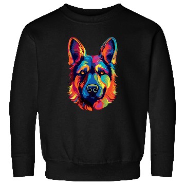 Discover German Shepherd Dog Colorful Sweatshirts