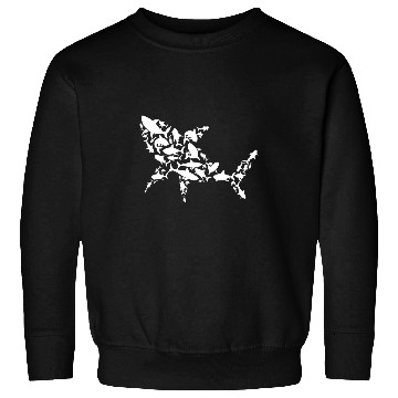 Discover Shark Silhouette Sharks Lover Marine Biologist Sweatshirts