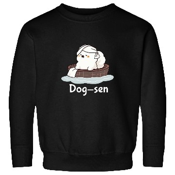 Discover Samoyed Dogsen Funny Dog Hot Spring Sweatshirts