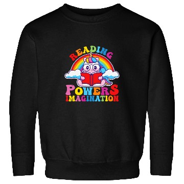 Discover Reading Powers Imagination Cute Teacher Librarian Book Lover 24 Sweatshirts