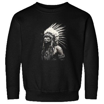Discover Native American Indian Design Warrior Native American 8 Sweatshirts