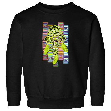 Discover Native American Dreamcatcher Border Elements 2 Fan Fun Sweatshirts