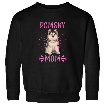 Discover Pomsky Mom Pomskies Dog Owner Pomsky Sweatshirts