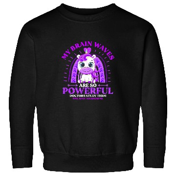 Discover My Brain Waves Are Powerful Doctor Study Epilepsy Awareness Sweatshirts